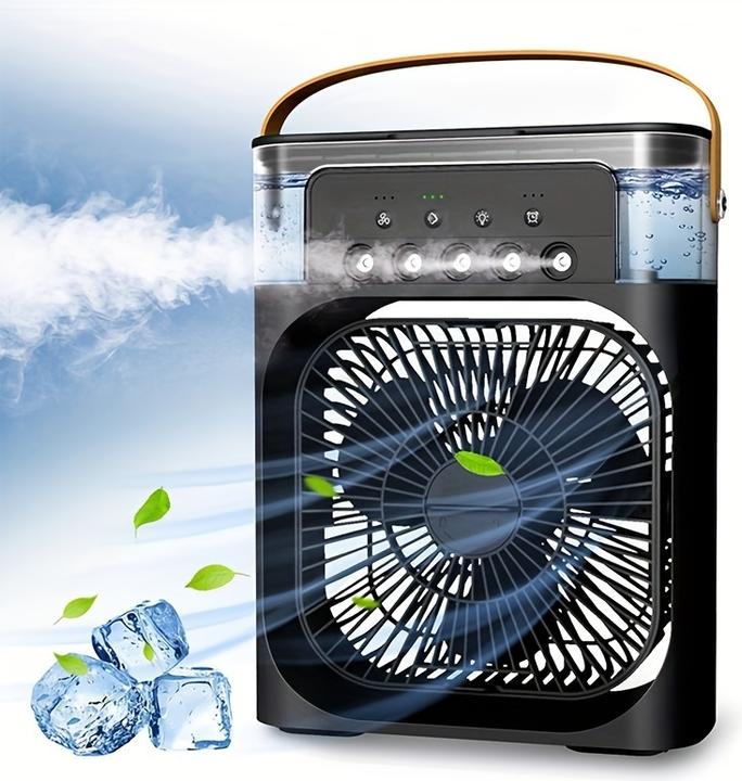 Produktbild PhoneLook USB Ventilator mit Nebelfunktion, multifunktional, 6 einstellbare Sprühmodi und Aromadiffusor