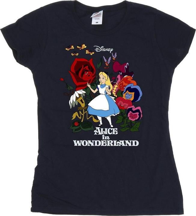 Disney Alice In Wonderland Flowers TShirt (M)