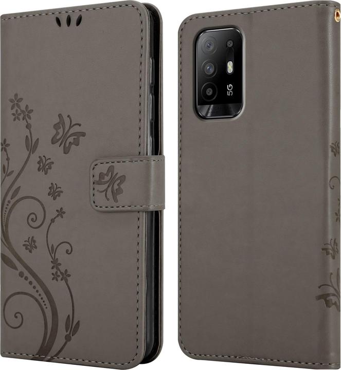 Produktbild Cadorabo Flower Book Hülle (Oppo A94 5G)