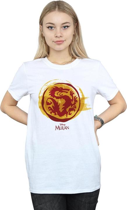 Immagine prodotto Disney Mulan Courage Dragon Symbol Maglietta Ampia Donna (S)