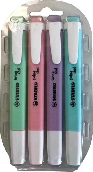 Immagine prodotto STABILO swing cool Evidenziatore pastello (Pastello, 4 mm, 4 x)