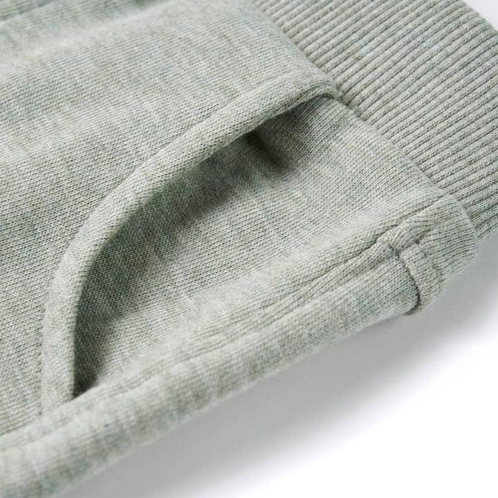 Immagine prodotto VidaXL Pantaloni della tuta da ginnastica per bambini Cachi chiaro 128,Materiale: 80 (128)