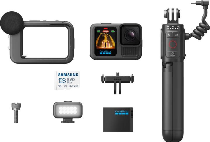 GoPro HERO13 Black Creator Edition (inkl. 128 GB MicroSDXC-Karte) (60p, Bluetooth, Wi-Fi)