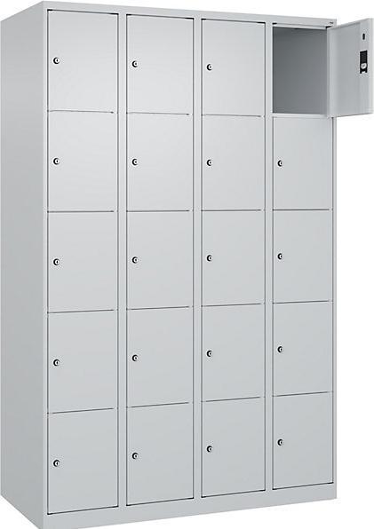 Produktbild C+P Fächerschrank 4Abteil 5F h.grau