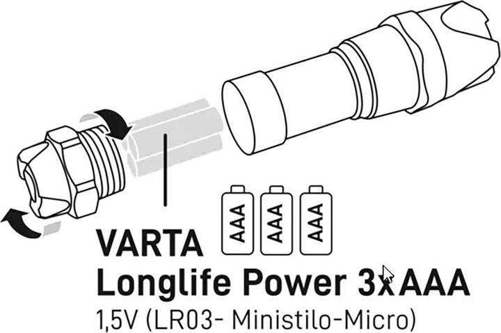 Image du produit Varta Indestructible F10 (13.80 cm, 300 lm)