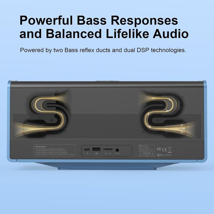 Image du produit Doss SoundBox Ultra Bluetooth-Lautsprecher (18 h, Fonctionnement sur batterie)