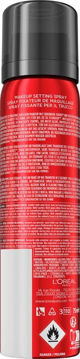 Image du produit L'Oréal Paris Maquillage Infaillible 36H Setting Spray (Transparent)