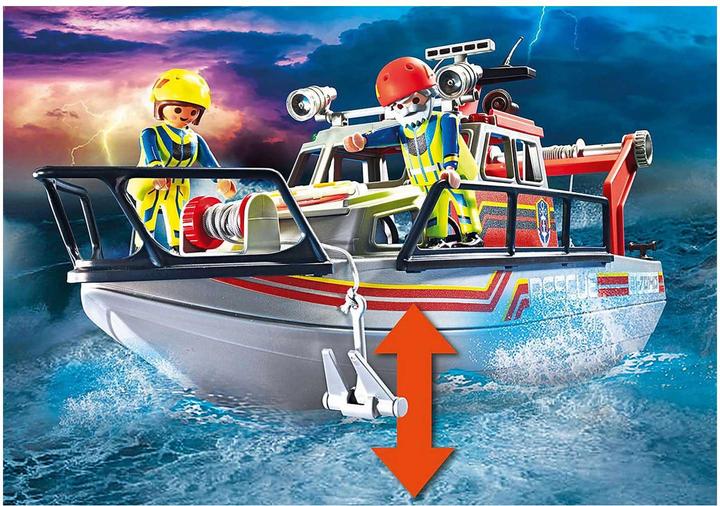 Produktbild Playmobil Seenot: Löscheinsatz mit Rettungskreuzer (70140, Playmobil City Life)