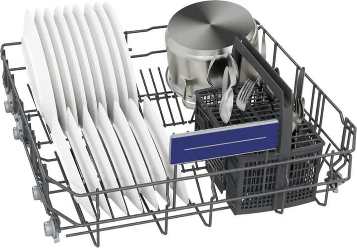 Actual product image Siemens iQ300, Semi-integrated dishwasher, 60 cm, Brushed steel, SN53ES04TE