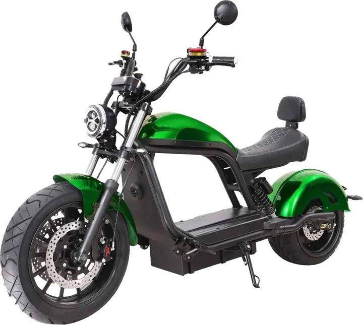 Green glossy