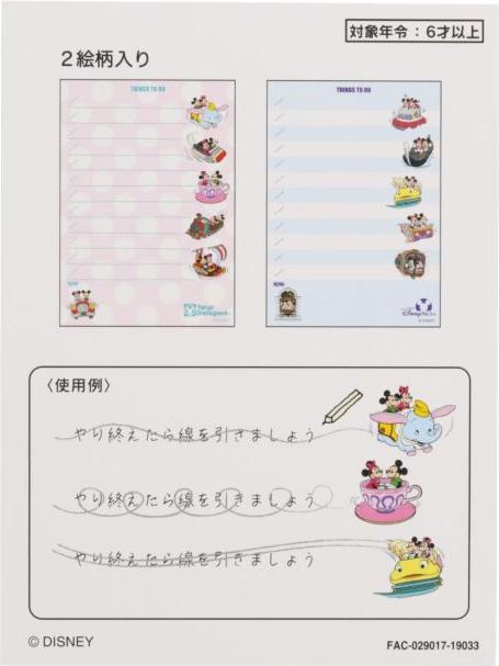 Actual product image Disney Notizbuch Mickey Minnie Tokyo Resort