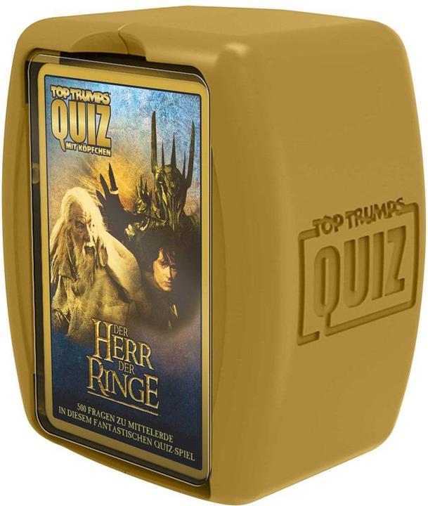 Productafbeelding Winning Moves WIN46301 - Top Trumps Quiz: Lord of the Rings - kennisspel (EN), voor 2 spelers, vanaf 8 jaar (Duits)