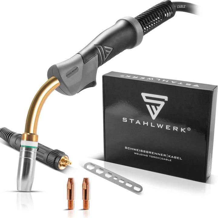 Produktbild Stahlwerk Schweissbrenner AK25 MB25 3 m Schlauchpaket für MIG MAG Schweissgeräte