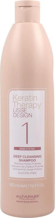 Actual product image Alfaparf Lisse Design Keratin Therapy Deep Cleansing Shampoo 500 ml (500 ml, Liquid shampoo)
