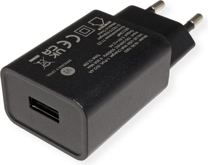 Immagine prodotto Value Caricatore USB con spina europea (12 W)