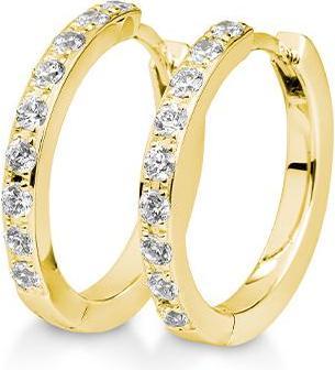 Produktbild Breuning Creolen - BRILL. 0,45 Ct. H/si (750/18 K Gold)