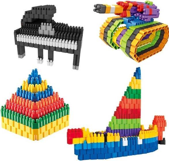 Actual product image Askato Building blocks for little geniuses - Building blocks 498 elements
