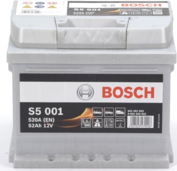 Image du produit Bosch Automotive S5 001 (12 V, 52 Ah, 520 A)