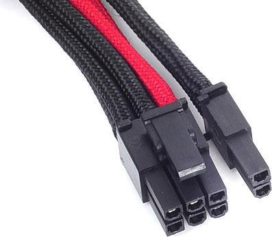 Produktbild Silverstone PCIe-8-Pin zu PCIe-6+2-Pin Kabel