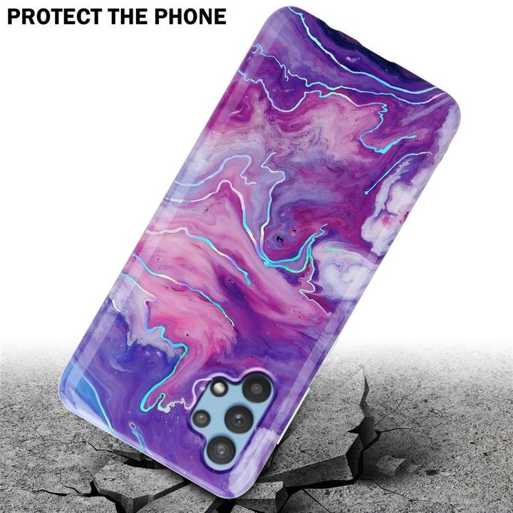 Actual product image Cadorabo IMD TPU Colorful Marble Cover (Samsung Galaxy A32 5G)