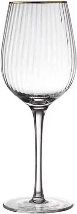 Actual product image Lyngby 40 cl - Glass - Clear/gould (400 cl, 4 Glasses, Red wine glasses)