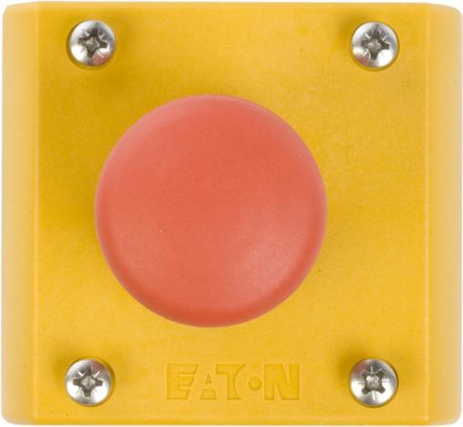 Actual product image Eaton Emergency stop button M22-PV/KC02/IY