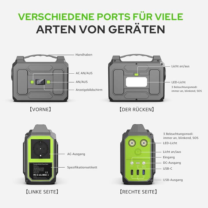 Immagine prodotto SinKeu Tragbare Powerstation (99 Wh, 1.50 kg)