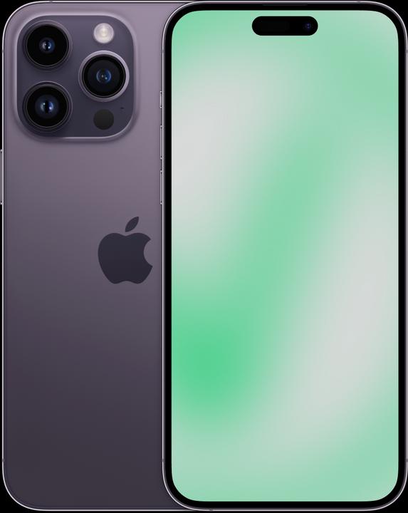 Image du produit Revendo iPhone 14 Pro Max (128 Go, Pourpre foncé, 6.70", 48 Mpx, SIM + eSIM, D / Acceptable)