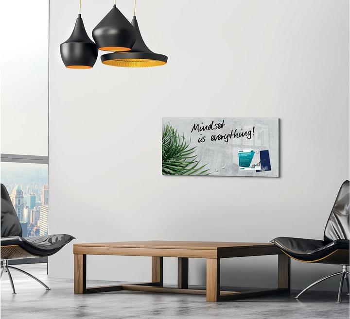 Actual product image Sigel Glass Magnet Board Artverum with Design (Magnet board, 91 x 46 cm)