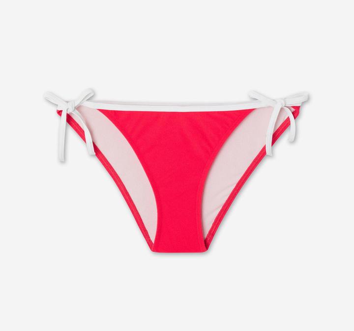 Olaian Bikini-Hose Damen Frottee seitlich gebunden Sofy rosa (40, 42)