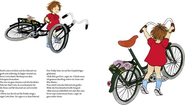 Image du produit Na klar, Lotta kann radfahren! (Allemand, Astrid Lindgren, Ilon Wikland, Thyra Dohrenburg, 1972)