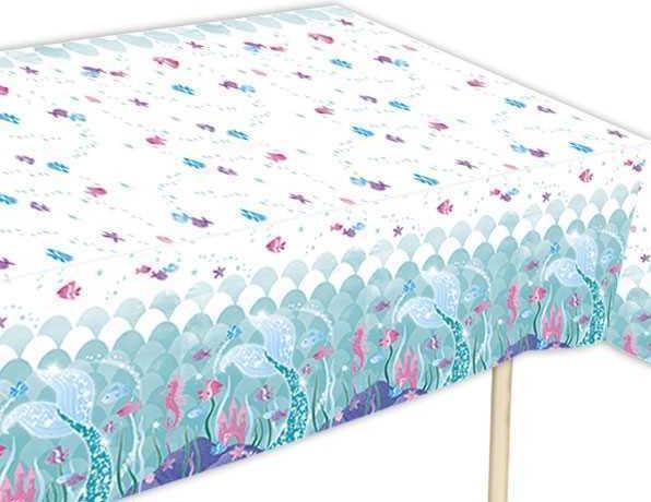 Image du produit Unique Nappe anniversaire sirène (137 x 213 cm)