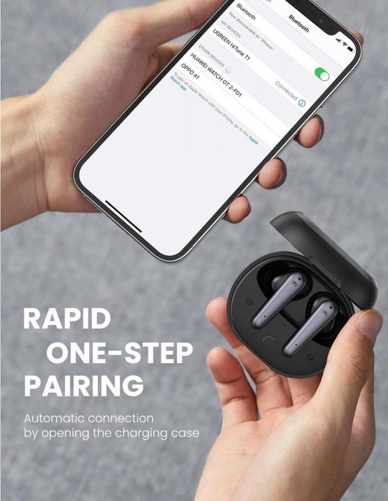 Produktbild Ugreen HiTune T1 Bluetooth 5.0 Earbuds (ANC, 24 h, Kabellos)