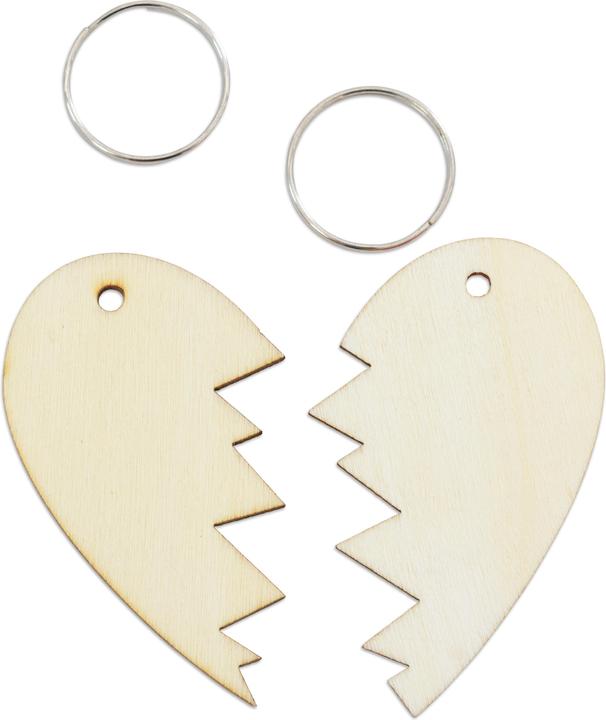 Image du produit Sunnysue Porte-clés demi-coeurs