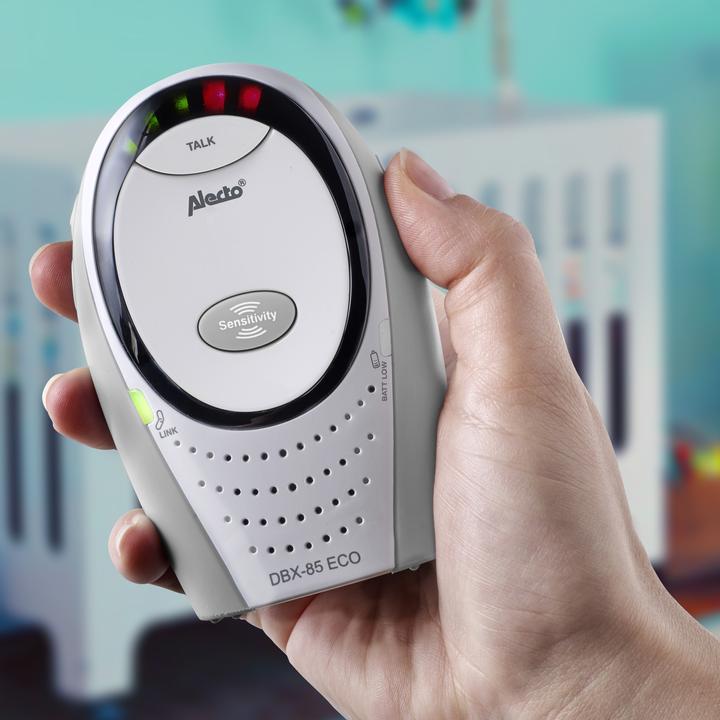 Image du produit Alecto Babyphone DECT économique, blanc/gris (Vidéo et audio, 300 m)