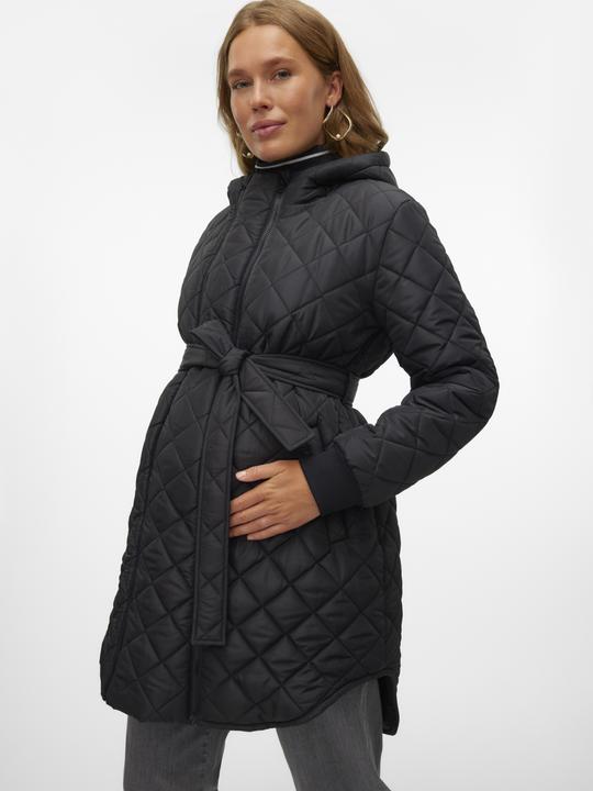 Actual product image Mamalicious Round neck Ribbed cuffs Quilted jacket Jacket (M)
