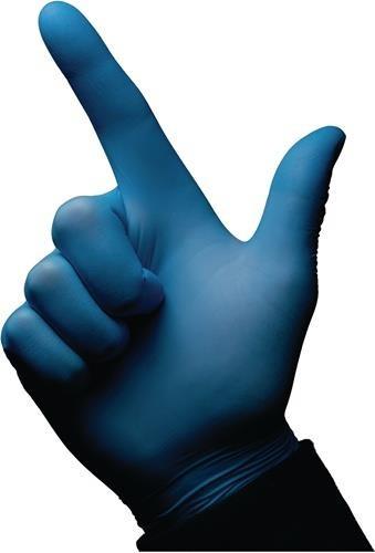 Productafbeelding Med-Comfort Wegwerphandschoen Blauw Eco-Plus Nitril Poedervrij XL, 90 st. (XL)