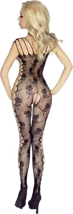 Actual product image Provocative black fishnet catsuit ouvert Lexa (S/M)