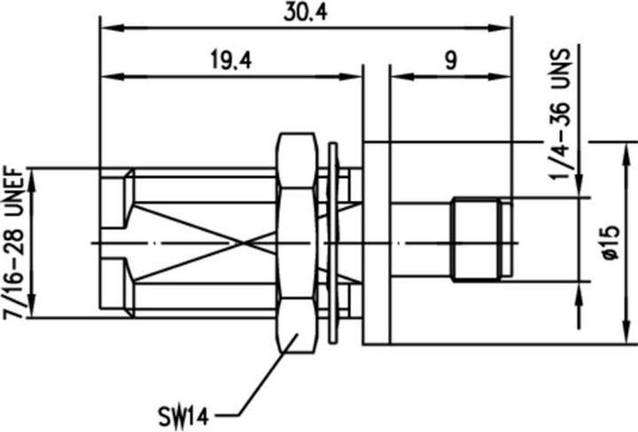 Produktbild Telegärtner KoaxAdapter TNCBuchse