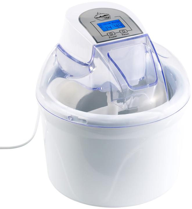 Rosenstein & Söhne 4in1-Eismaschine mit LCD-Display