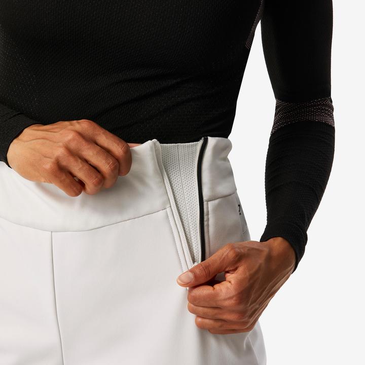 Actual product image Wedze Ladies' ski trousers warm and close-fitting - 500 beige (40)