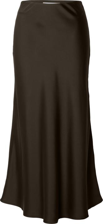 Selected Femme Slflena Hw Midi Skirt Noos