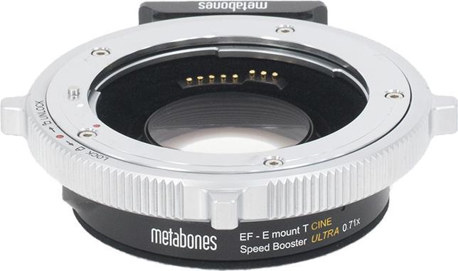 Produktbild Metabones MB SPEF-E-BT3, Canon EF, Sony E, Sort, Sølv, A9, A7RIII, A7RII, A7R, A7SII, A7S, A7II, A7