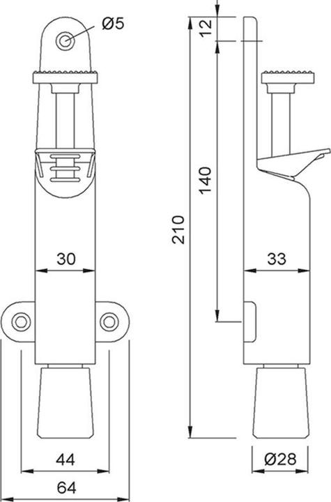 Image du produit Kws Arrêts de porte 1026 / 1028 (1 pièce(s))