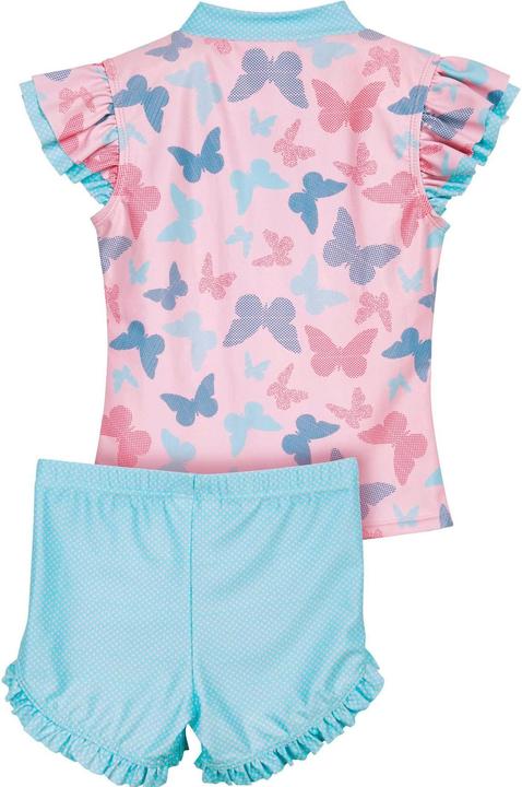 Produktbild Playshoes UV-Badebekleidungsset Schmetterling Rosa/Türkis Gr. 122-128 (122, 128)