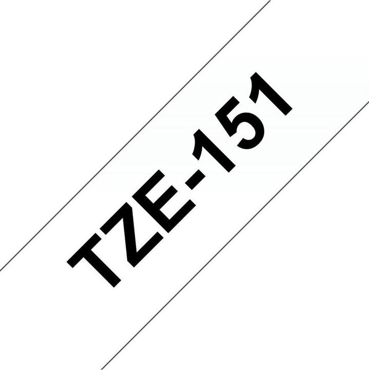 Produktbild Brother Tze-151 (2.40 cm, Schwarz)