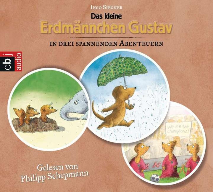 Image du produit Le petit suricate Gustav dans trois aventures passionnantes (Ingo Siegner, Philipp Schepmann, Allemand)