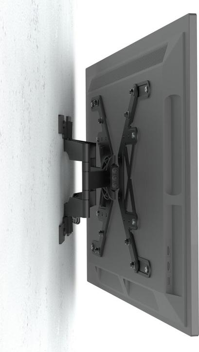 Actual product image Hama TV wall mount, swivelling, tilting, extra flat, 229 cm (90") up to 40 kg (Wall, 90", 40 kg)