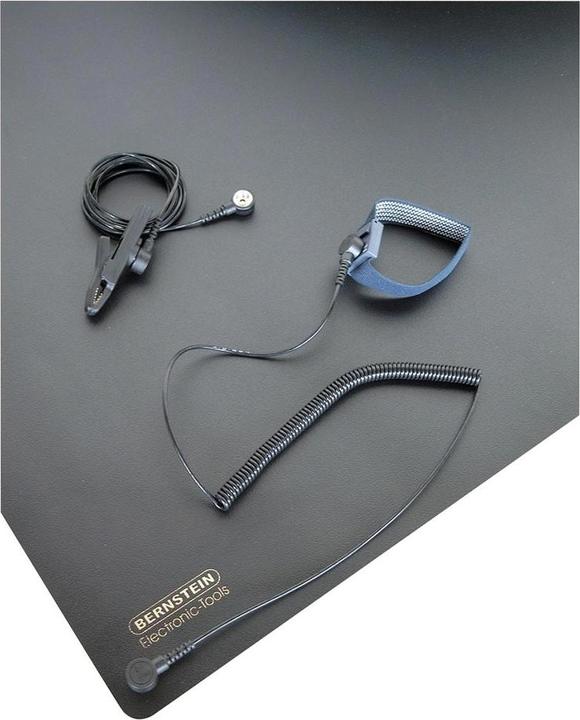 Actual product image Bernstein ESD Table Mat Set Black (Static protection)