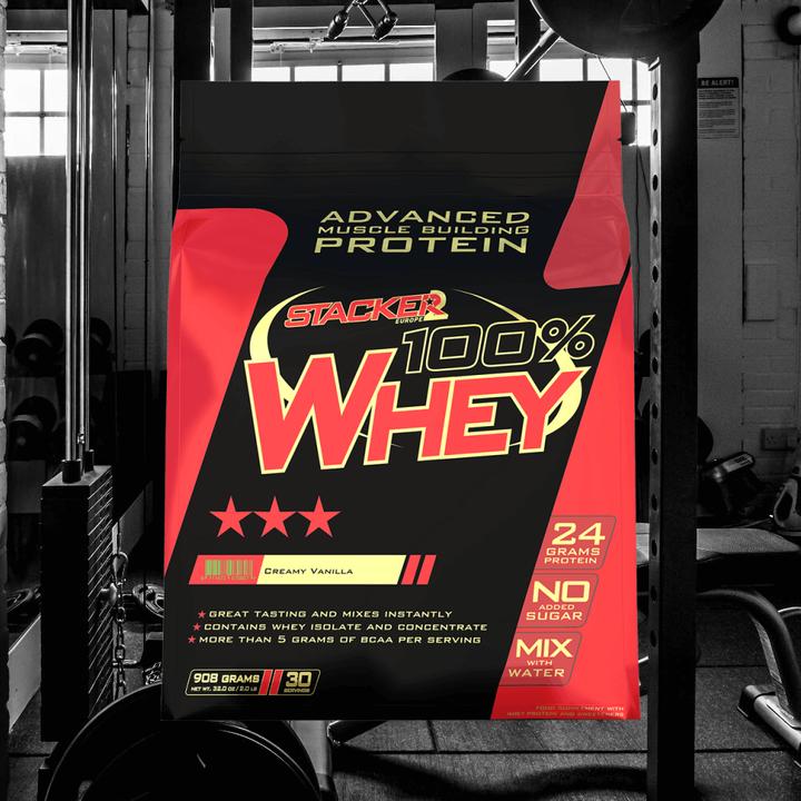 Actual product image Stackers 100% Whey (Creamy Vanilla, 1 pcs., 908.91 g)